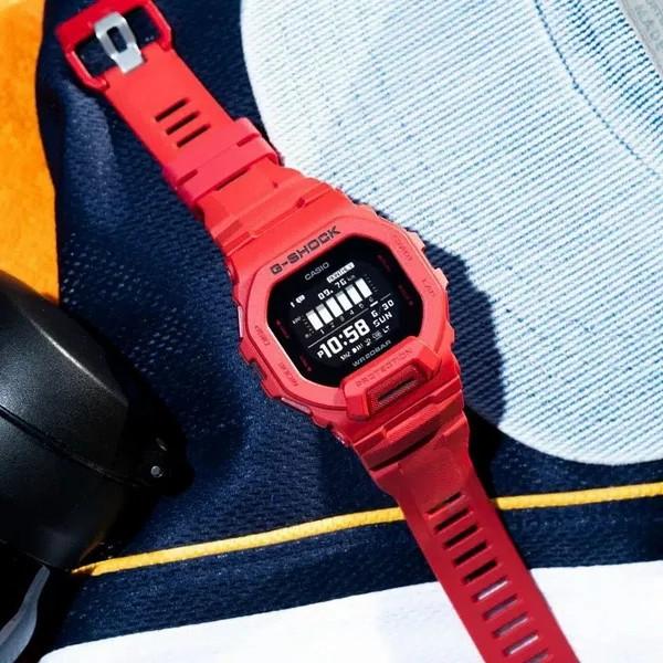 Đồng Hồ Nam Dây Nhựa Casio G-Shock GBD-200RD-4DR Chính Hãng - GBD-200RD-4 Bluetooth