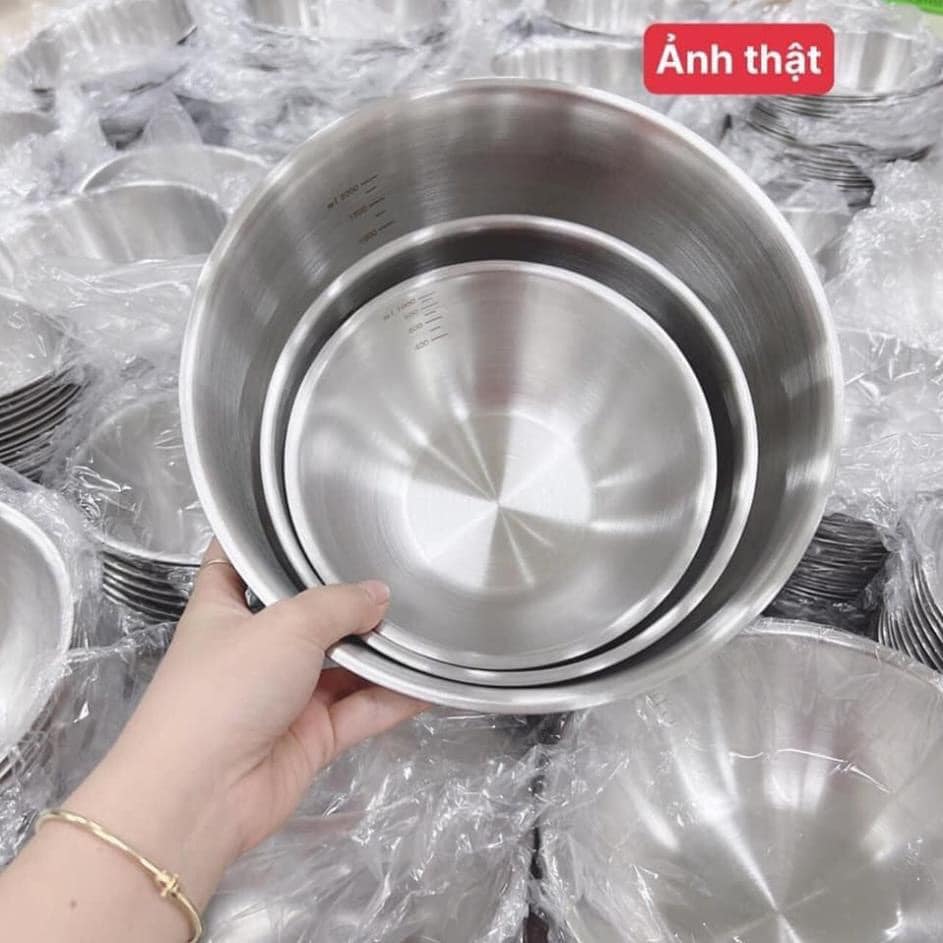 SET 3 BÁT INOX TO SIÊU BỀN ĐẸP