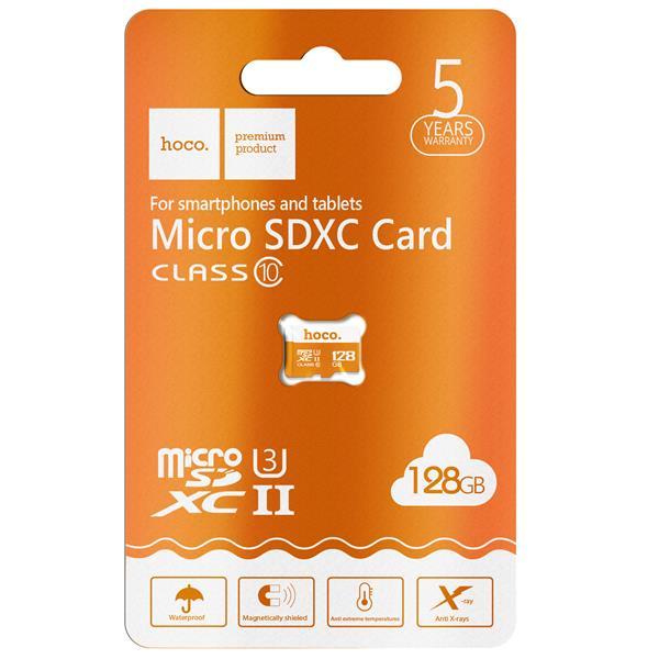 Thẻ nhớ MicroSDXC dành cho Hoco 128GB A1 U3 V30 100MB/s (Nâu)  - Hàng Chính Hãng