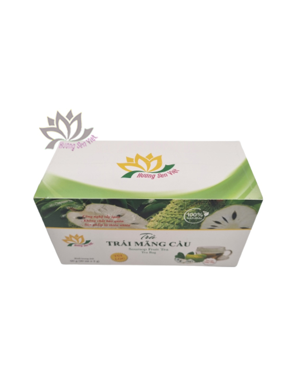 TRÀ TRÁI MÃNG CẦU TÚI LỌC HỘP 60G - HƯƠNG SEN VIỆT