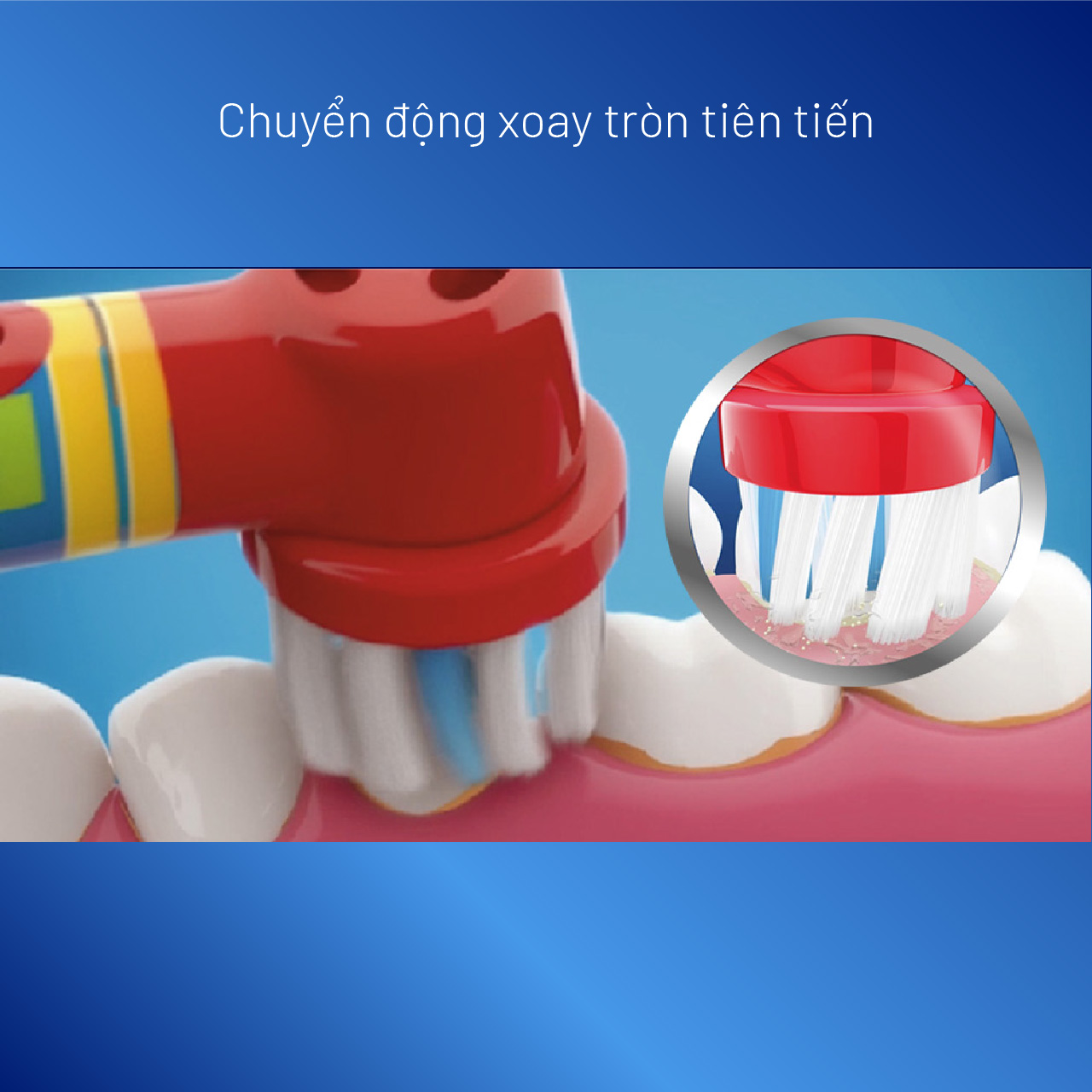 Bàn chải điện trẻ em Oral-B Pro D100 Disney Frozen - 2 chế độ chải - Hàng chính hãng