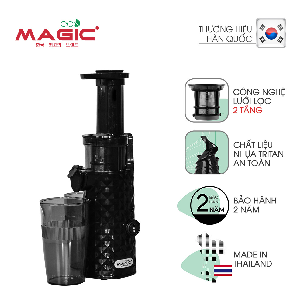 Máy Ép Tốc Độ Chậm Thế Hệ Mới Magic Eco AC-130 - Hàng Chính Hãng