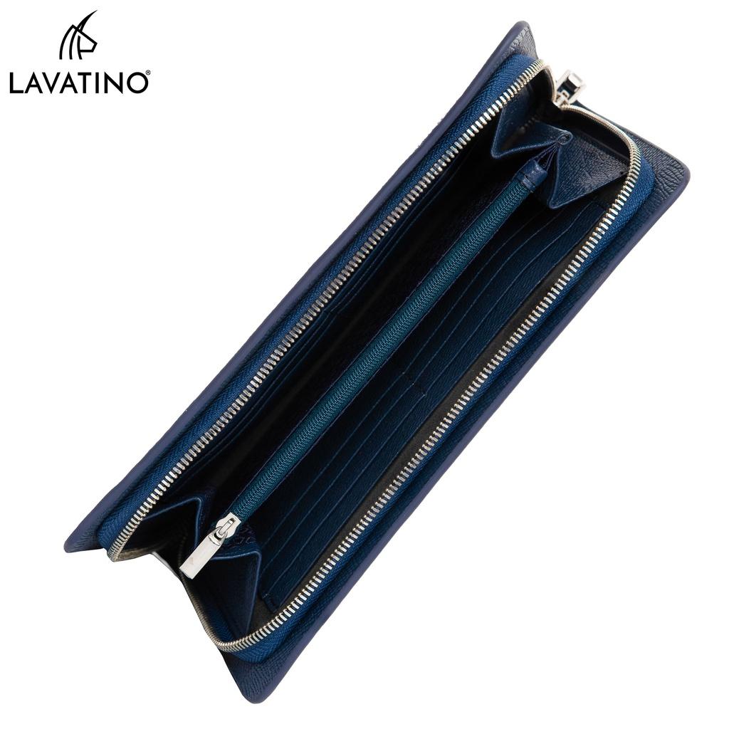 Ví Nam Cầm Tay VICTOR Clutch Da Bò Thật Cao Cấp Thiết Kế 1 Khoá Chính Hãng LAVATINO - CLB24