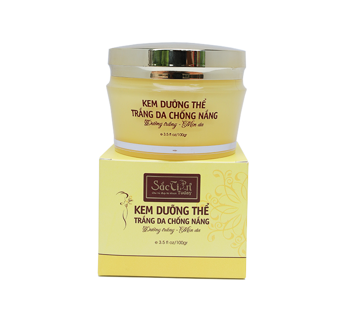 Kem dưỡng thể trắng da chống nắng 100g Sắc Tiên Today