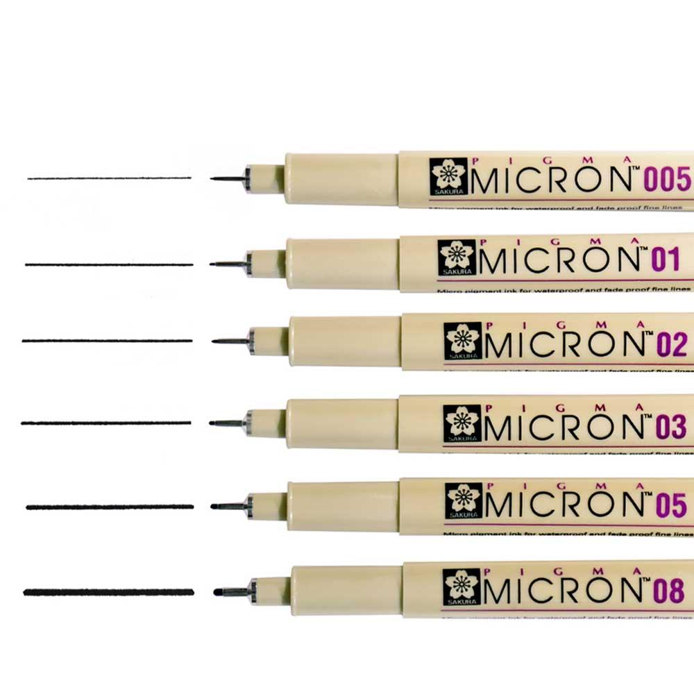 Sakura - Bút Đi Nét Pigma 01 Xanh Dương