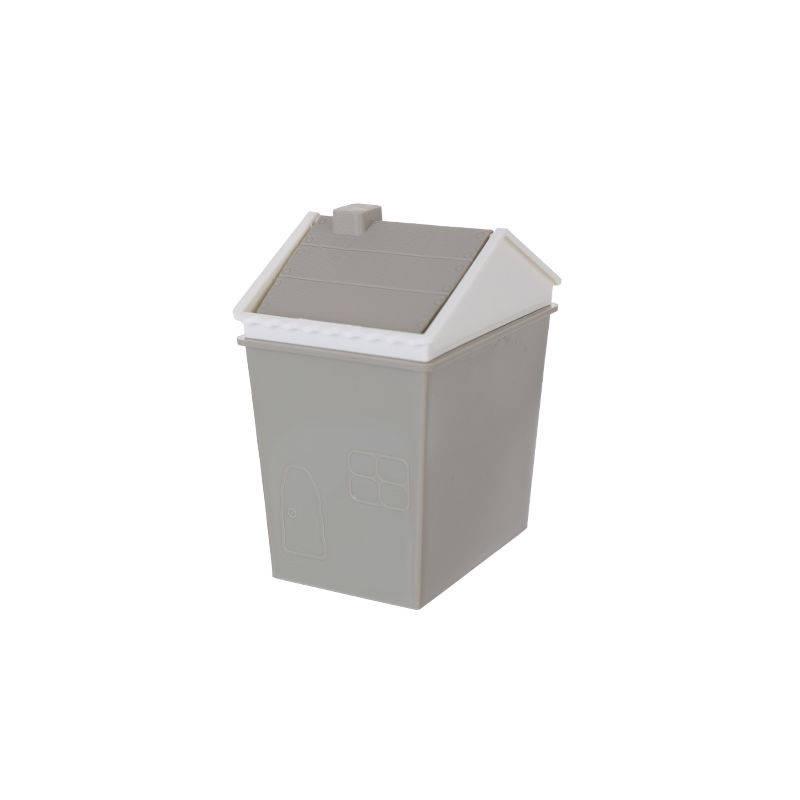Sáng tạo, Mini Dễ thương, Máy tính để bàn Thùng rác, Nhà nhựa, Bàn ký túc xá, Cận cảnh