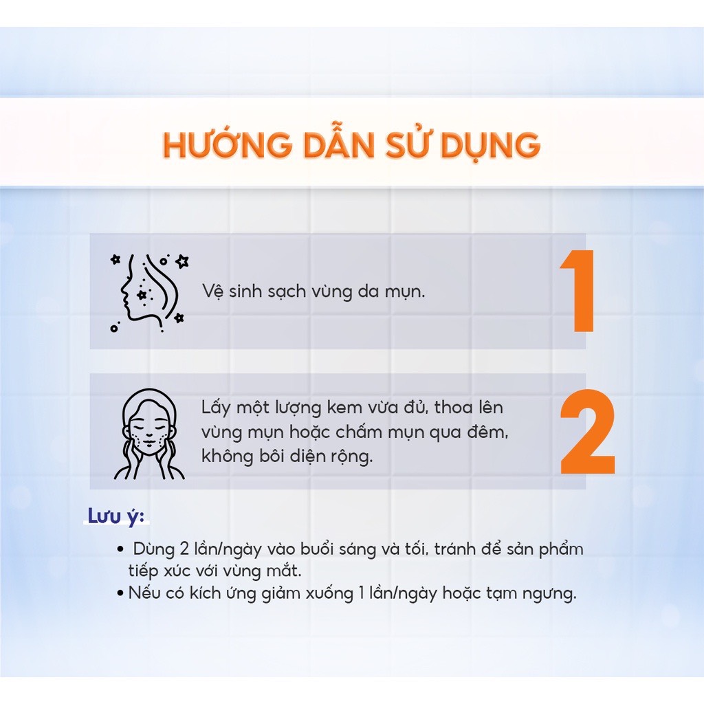 Kem Chấm Mụn Giúp Giảm Sưng Viêm & Mờ Thâm Sẹo Tối Ưu Anti - Acne Promax Cream 15/7g