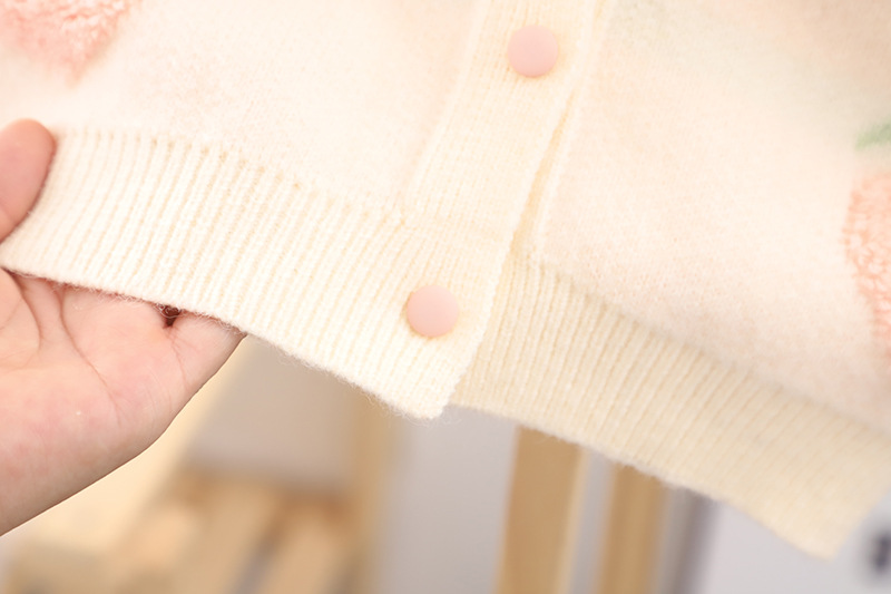 Áo len cardigan bé gái, style Hàn Quốc xinh xắn, chất len dày dặn đanh chắc, mịn ấm, họa tiết nhẹ nhàng dễ thương | MA23