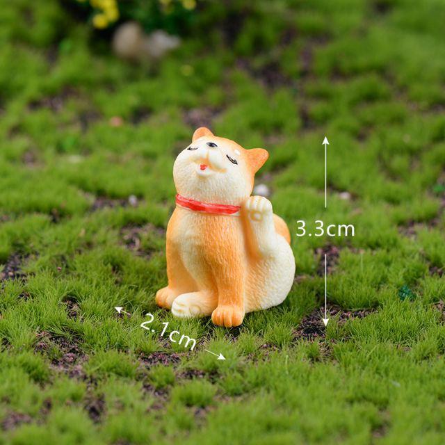 Tiểu Cảnh - Chú chó Shiba vàng làm tiểu cảnh/ charm slime /terrarium/ mô hình trang trí