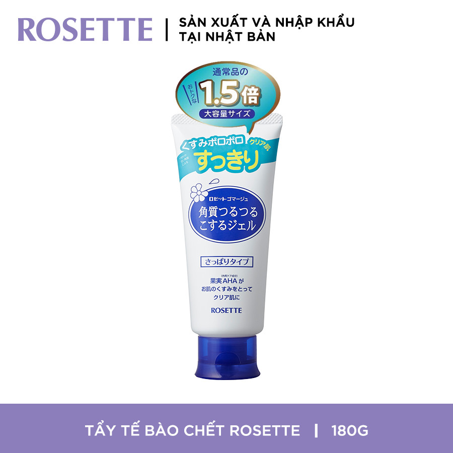 Bộ Sữa Rửa Mặt Thu Nhỏ Lỗ Chân Lông Rosette Face Wash Pasta Sea Clay Smooth 120g và Tẩy Tế Bào Chết Dành Cho Mọi Loại Da Rosette Gommage 180g