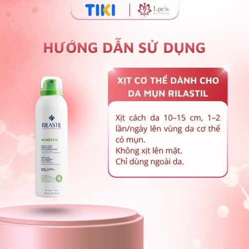 Xịt mụn lưng - RILASTIL ACNESTIL BODY SPRAY 150ML