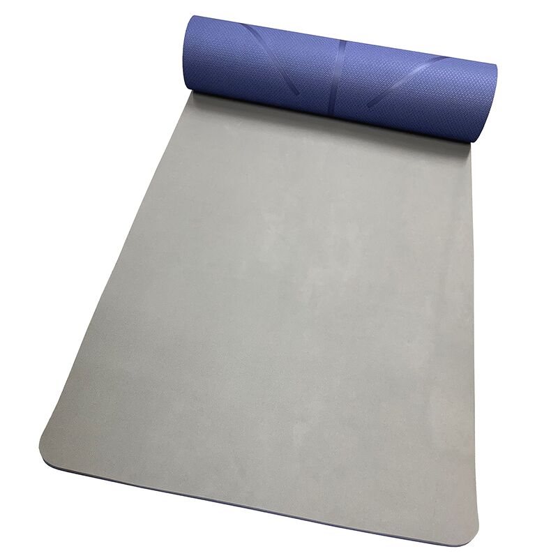Thảm tập Yoga định tuyến Zera TPE 2 lớp 6mm - Xanh coban