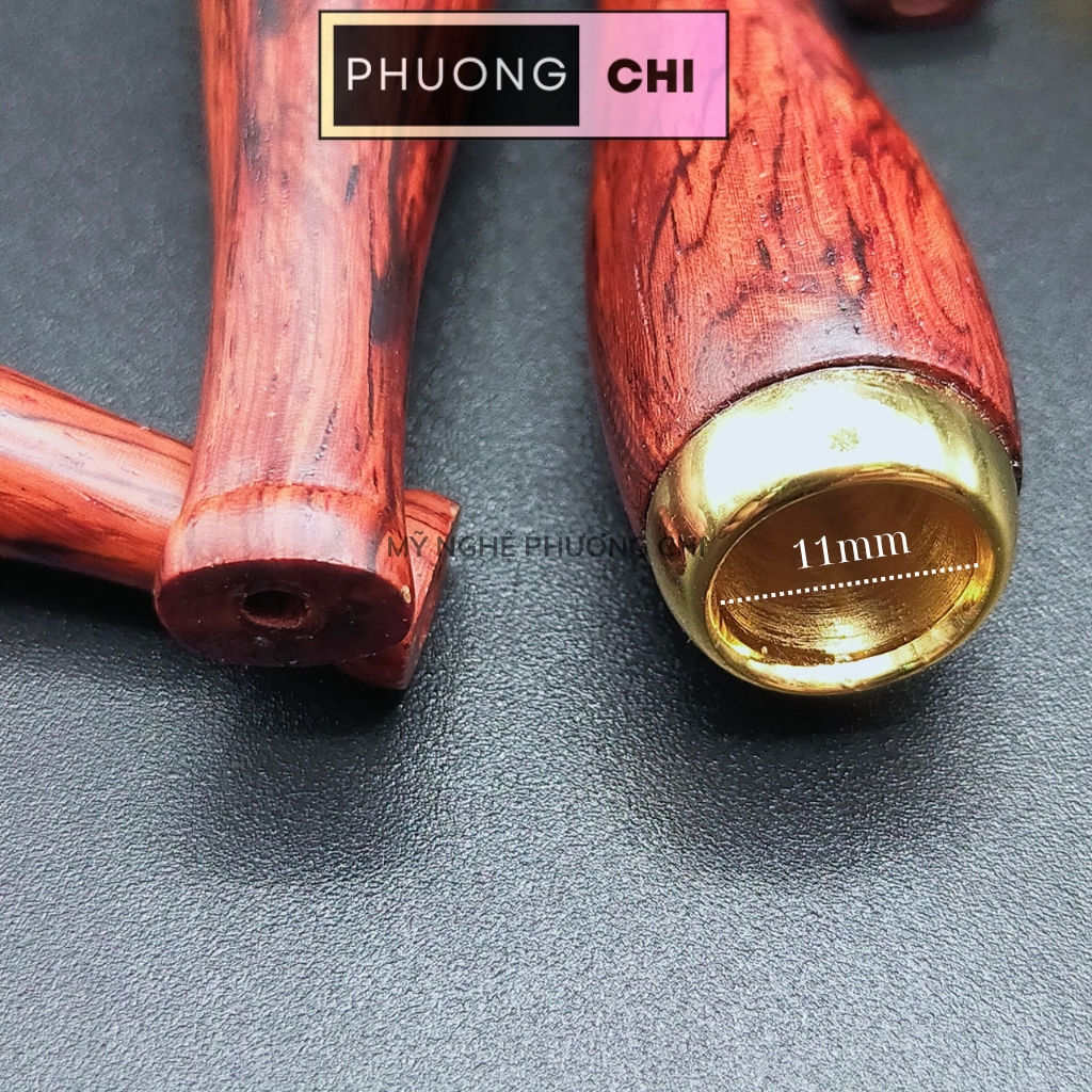 Tẩu Bắt Tóp Xì_Gà mini Ring 22-27 Bằng Gỗ Cẩm - Quà Tặng Ý Nghĩa Dành Cho Nam Giới | Mỹ Nghệ Phương Chi