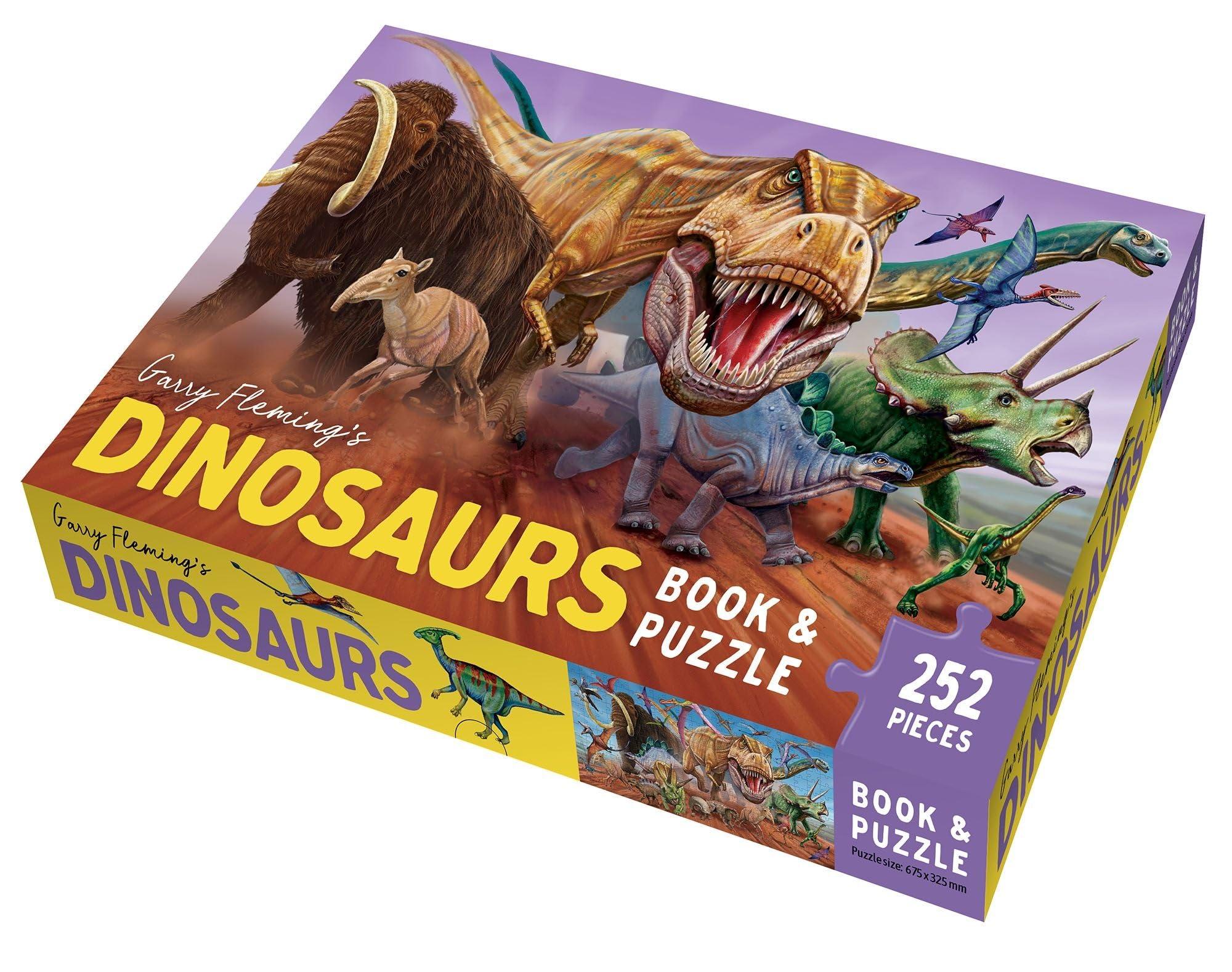 Garry Fleming's Dinosaurs - Book &amp; Jigsaw Vol. 2