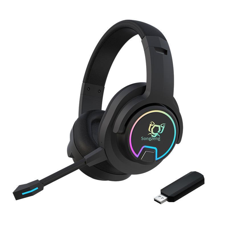 Giao hàng nhanh Chế độ riêng tư mới Tai nghe không dây Tai nghe chơi game Bluetooth Chế độ kép Độ trễ thấp Tai nghe máy tính 2.4G