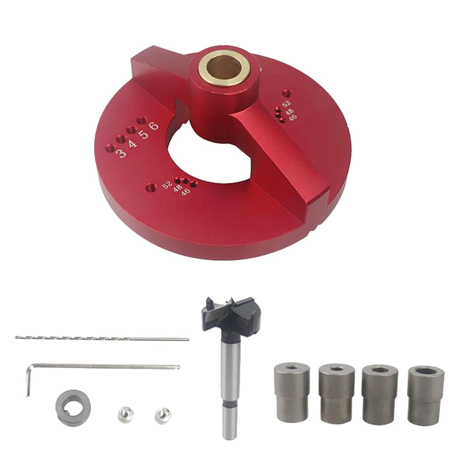 4 in 1 35mm Hinge Jig Vertical Boring Jig Drilling Guide Fixture Self Centering