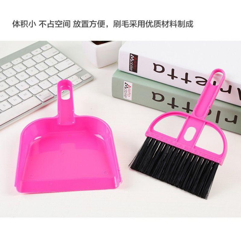 Bộ chổi quét bụi và ki hốt rác mini