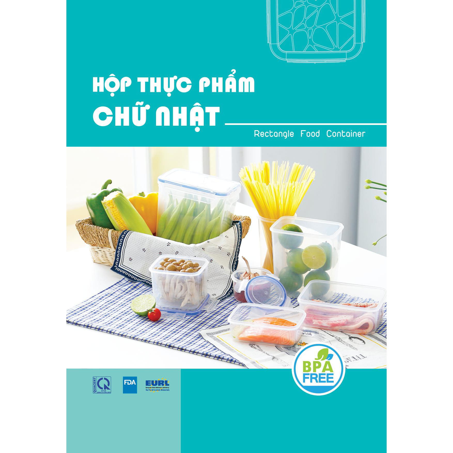 Hộp Thực Phẩm CN Matsu 2800ml Duy Tân No.439 Trong Suốt Không Màu