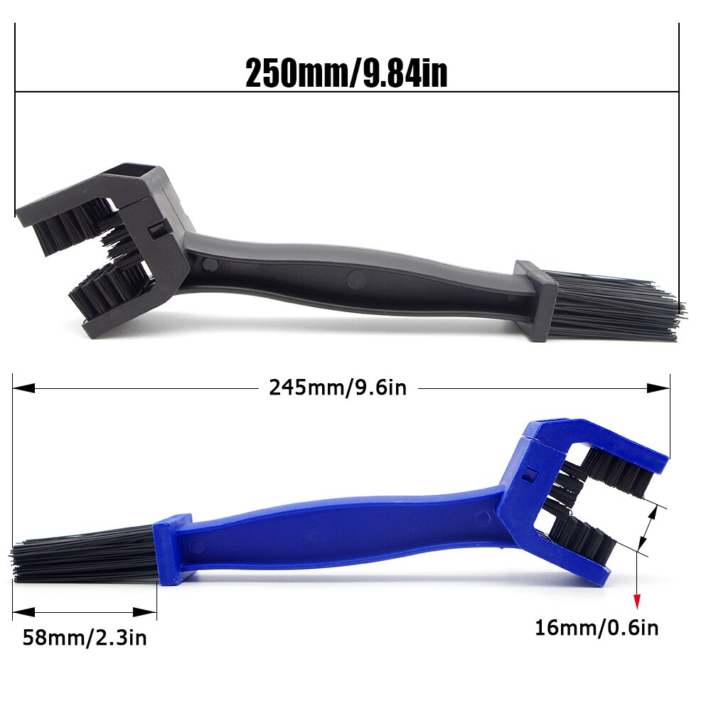 Bàn chải vệ sinh sên xích 3D Kiotool dành cho xe đạp xe máy