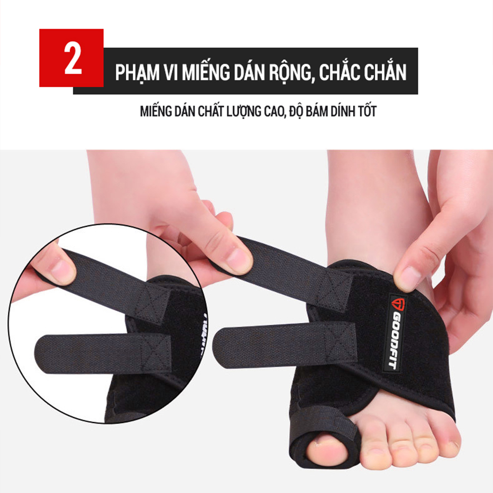 Nẹp ngón chân cái, nẹp bàn chân hỗ trợ định hình ngón chân GoodFit GF617A