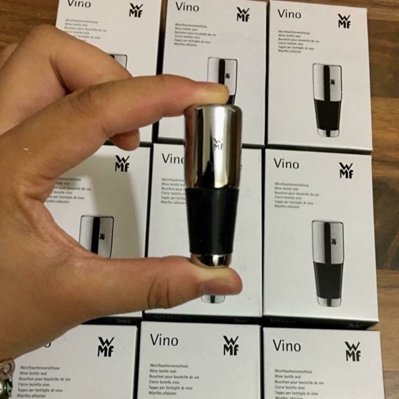 Nút Vang WMF VINO, Nắp Vang, Chất Liệu Thép Không Gỉ, Nhập Đức