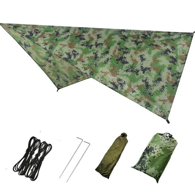 Võng Chống Nước Mưa Bay Lều Bạt Nhẹ Di Động Chống Thấm Ripstop Dễ Dàng Xếp Lại Mặt Trời Nơi Trú Ẩn Chống Tia UV