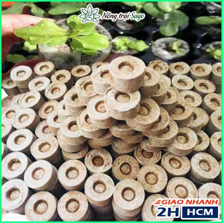 Viên Nén Ươm Hạt Giống - Viên Nén Xơ Dừa Tiện Lợi và Tiết Kiệm Thời Gian