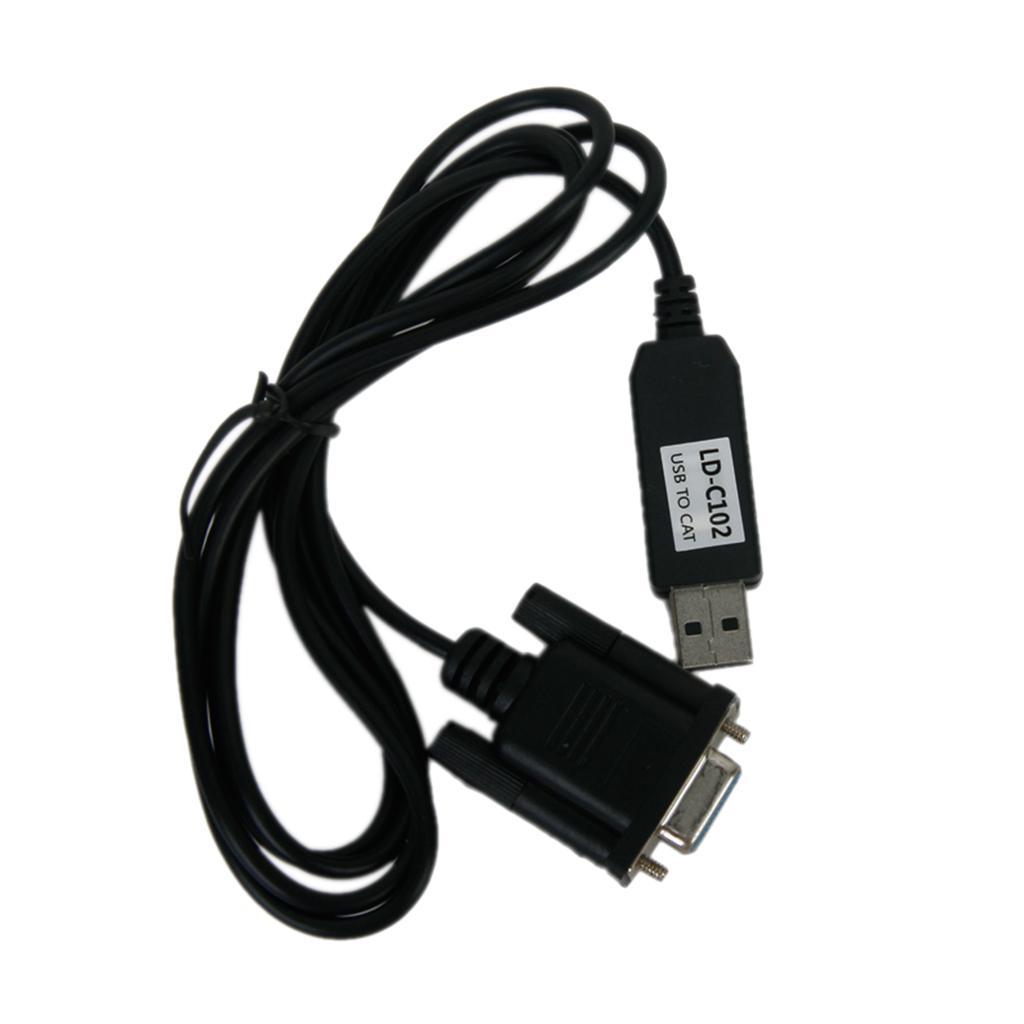 USB to RS232 Serial CAT DB9 Adapter Cable for Yaesu