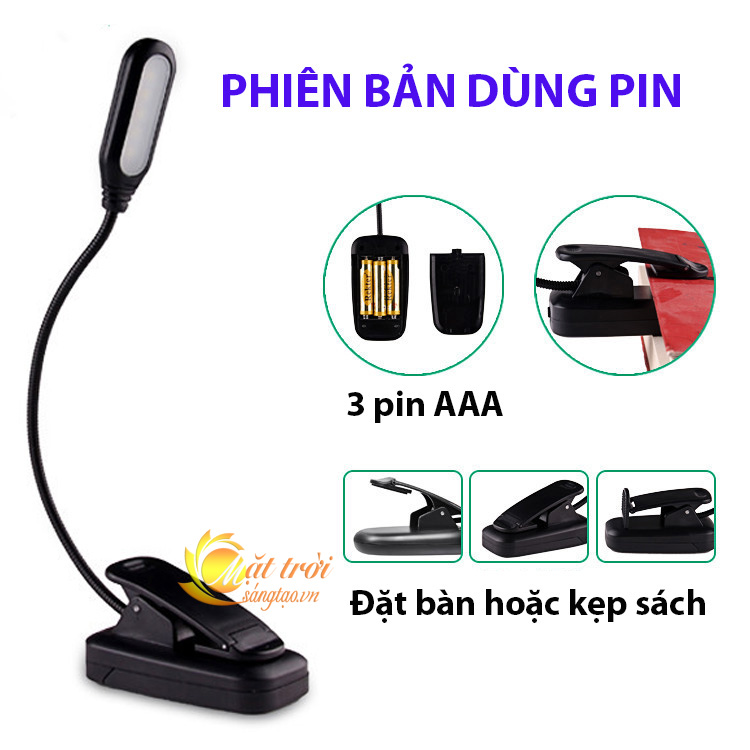 Đèn đọc sách chống cận mini đa năng LY-13