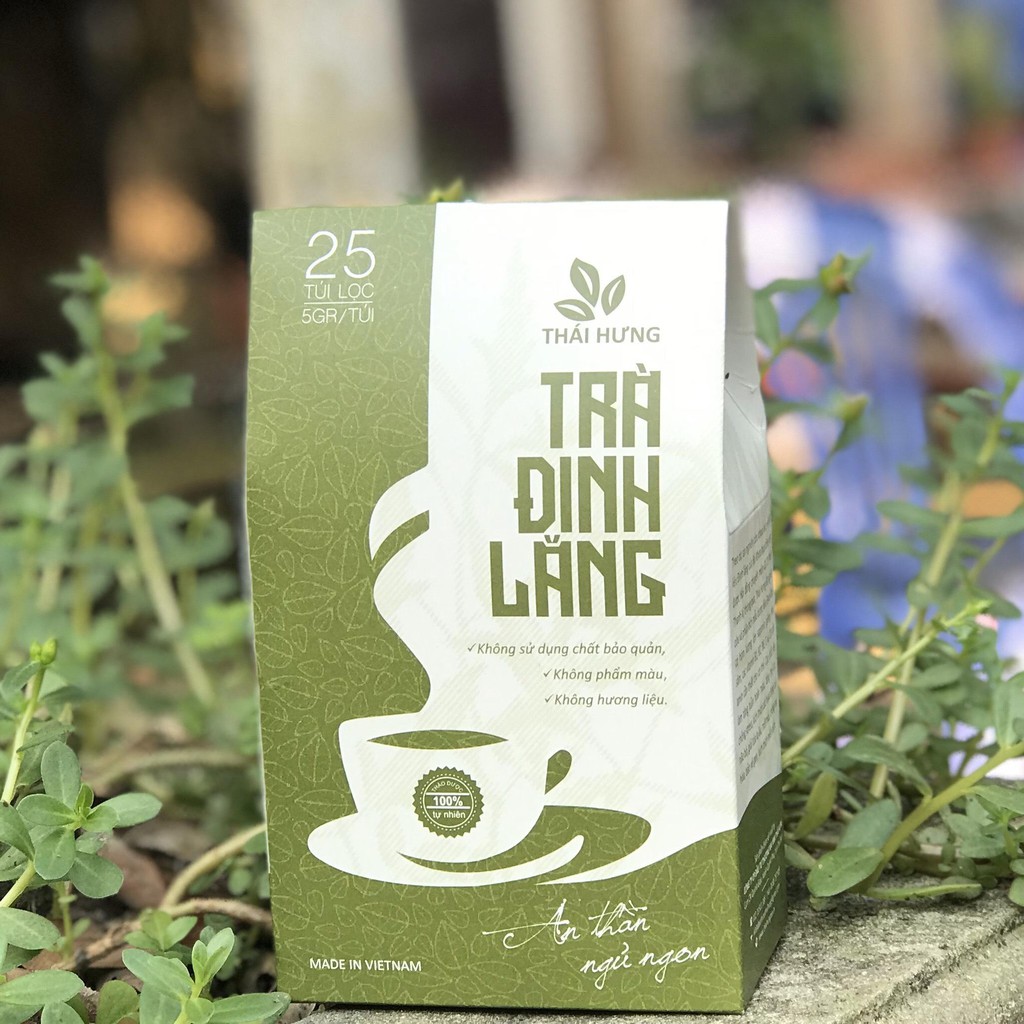 Trà Đinh lăng Thái Hưng An thần, giảm stress, ngủ ngon 25 túi lọc 5g