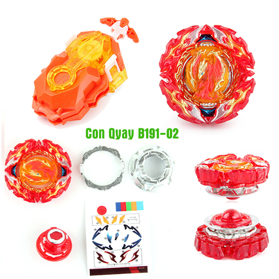 Đồ Chơi Con Quay B191-02 Kèm Tay Quay | Con Quay BEYBLADE B191-02 (Có Hộp)