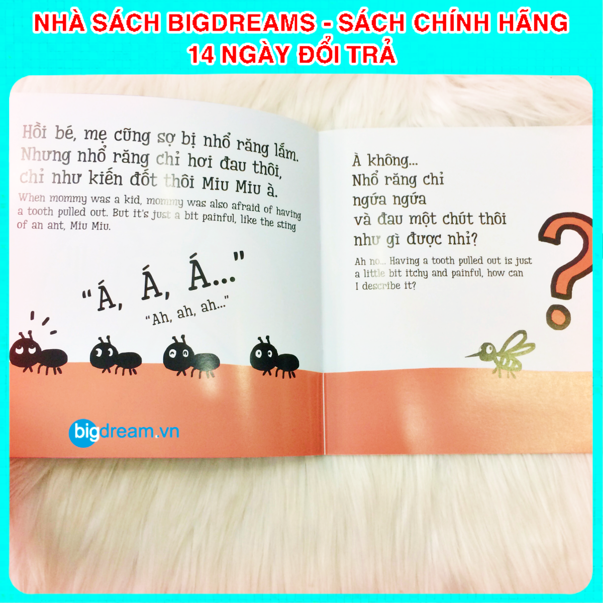 BẢN MỚI SONG NGỮ Miu Miu Tự Lập - Thay Răng Sữa Ehon Kĩ Năng Sống Cho Bé 1-6 Tuổi Miu miu hiểu chuyện Miu bé nhỏ