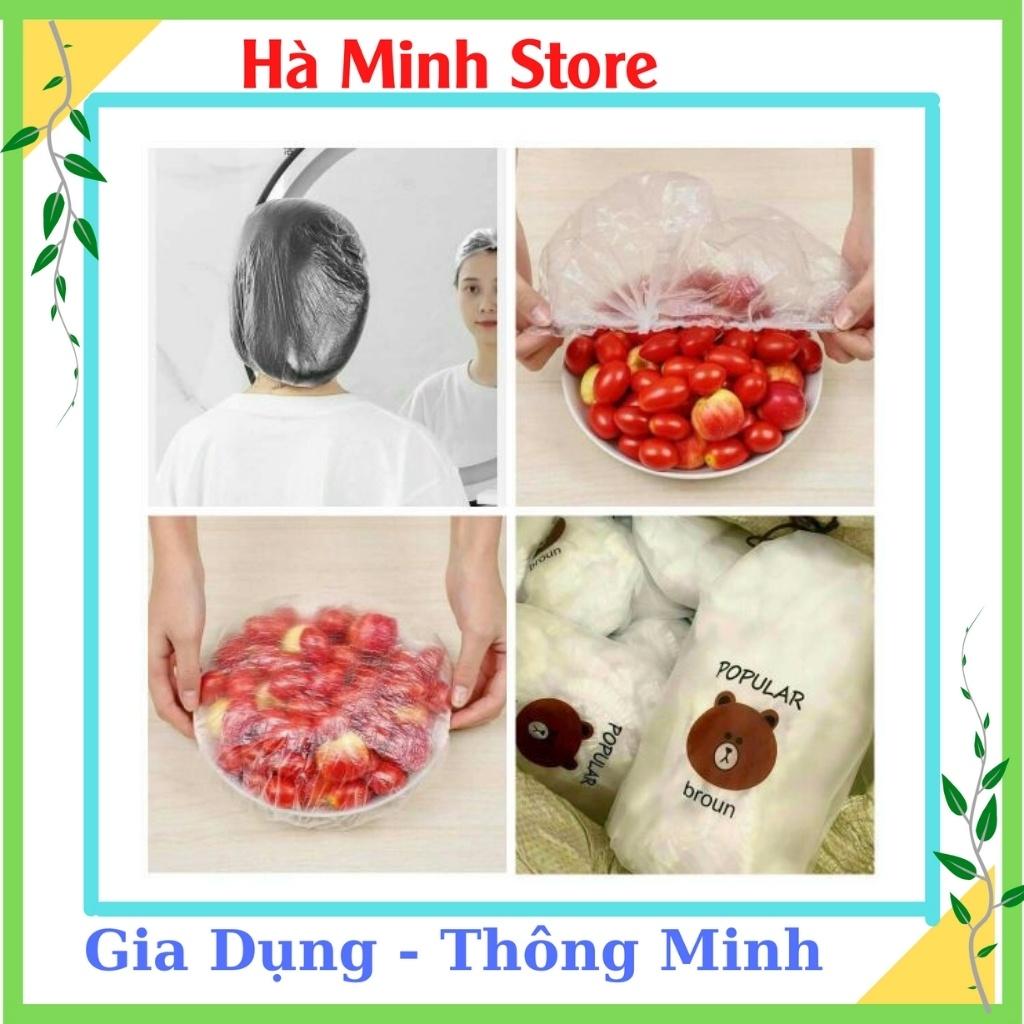 Túi Gấu Bọc Thực Phẩm Đa Năng Nhỏ Gọn - Túi Bọc Thực Phẩm Có Chun Co Dãn Linh Hoạt Phù Hợp Mọi Kích Thước