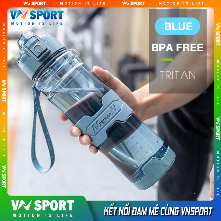 Bình Nước Thể Thao UPSTYLE - NewB VNS018, Chất Liệu TRITAN-BPA Free An Toàn Cho Sức Khỏe, Chịu nhiệt -20°C~96°C