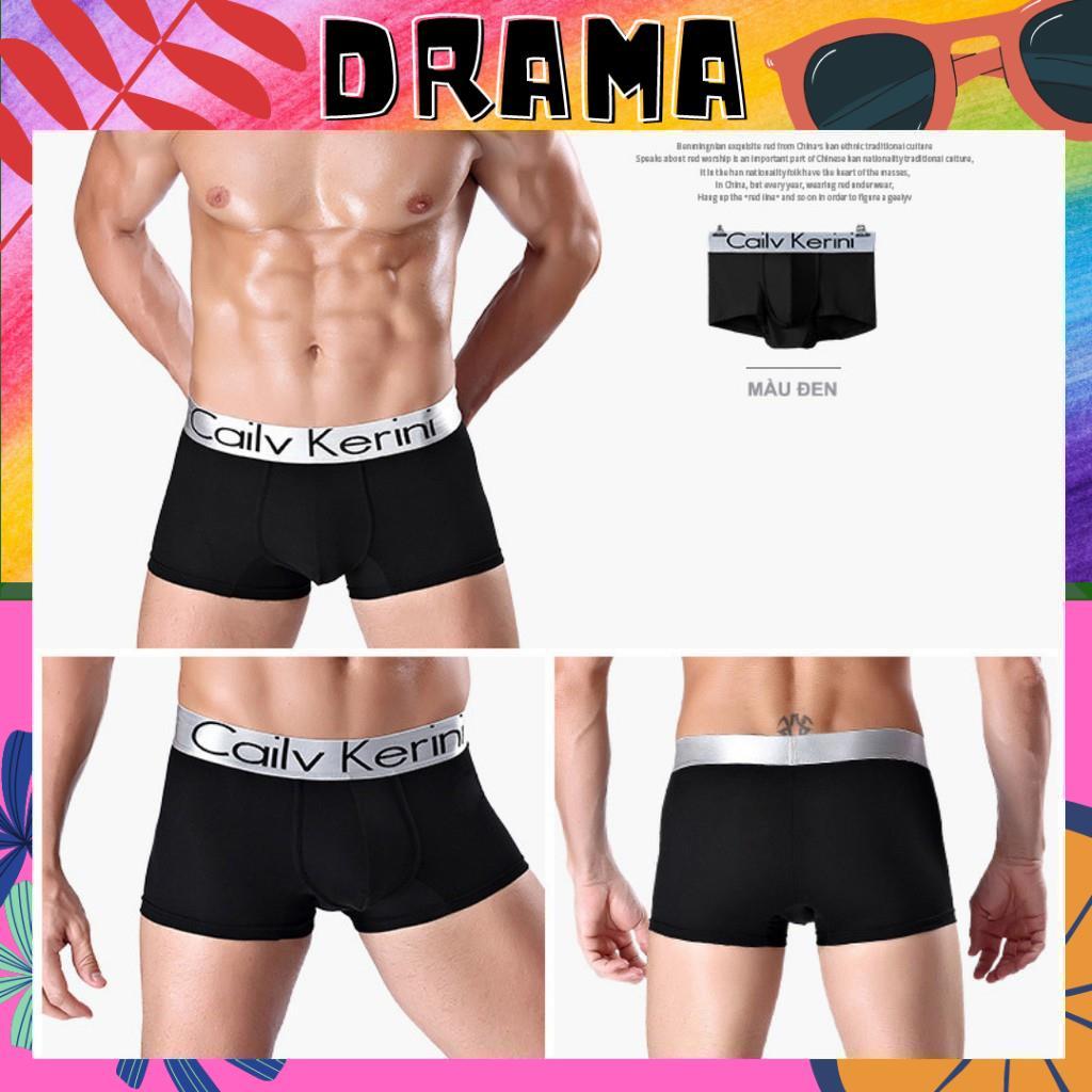 Quần sịp đùi nam, Quần sịp nam boxer cotton cao cấp Phong cách Thể thao đai lớn co giãn 4 chiều thoáng mát DRAMA SIP006