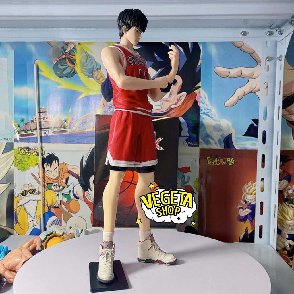 Mô hình Slam Dunk - Mô hình nhân vật Rukawa Kaede Anime Slam Dunk - Đồng phục Shohoku - Full box - Cao 31cm