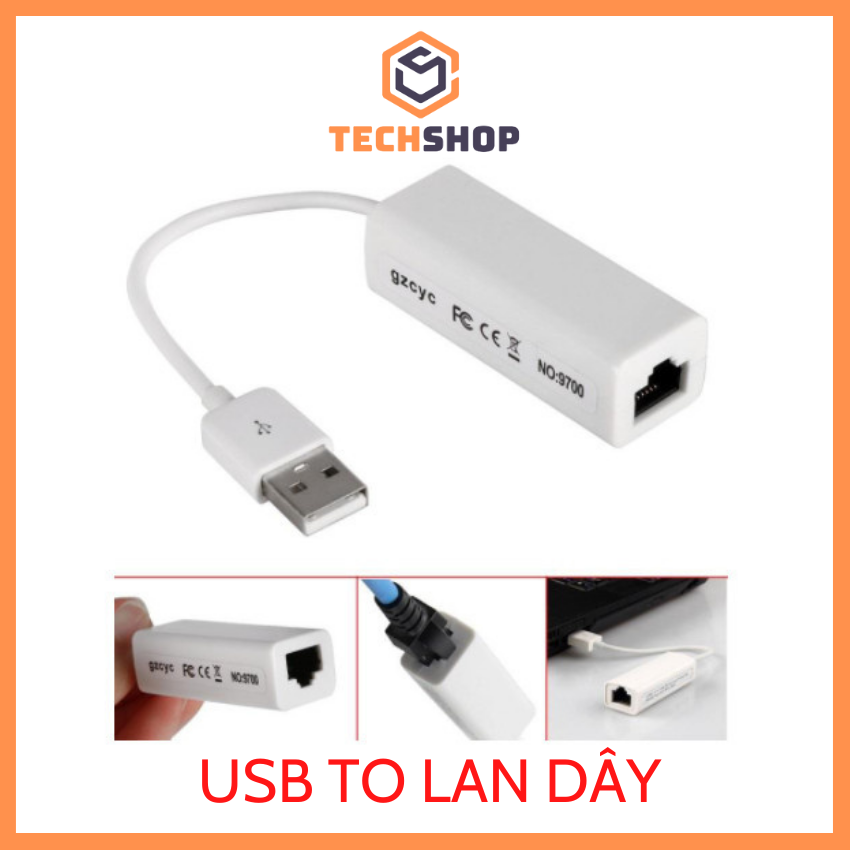 Usb to lan có dây ,Dây chuyển đổi từ cổng usb ra mạng