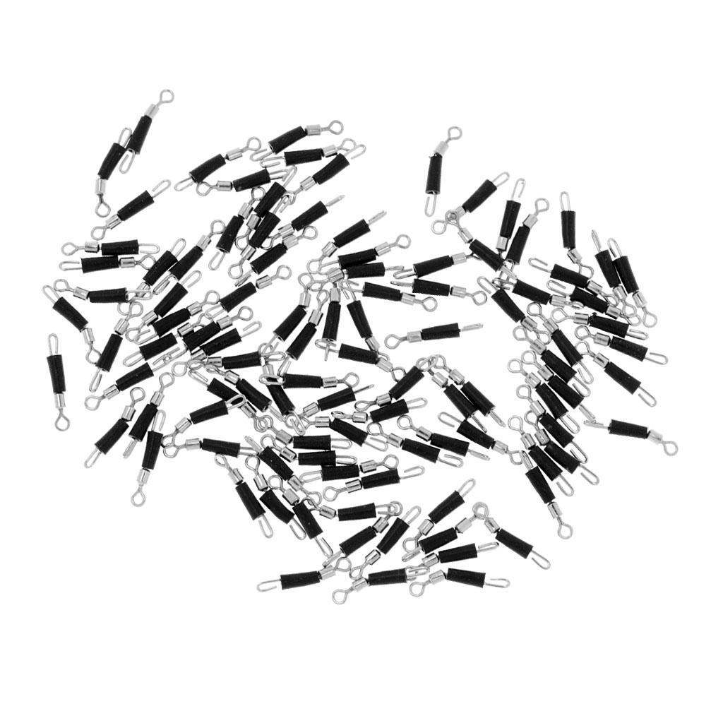 2-7pack Fishing Swivels Line Connector Quick Change Rolling Swivels Clip Swivels