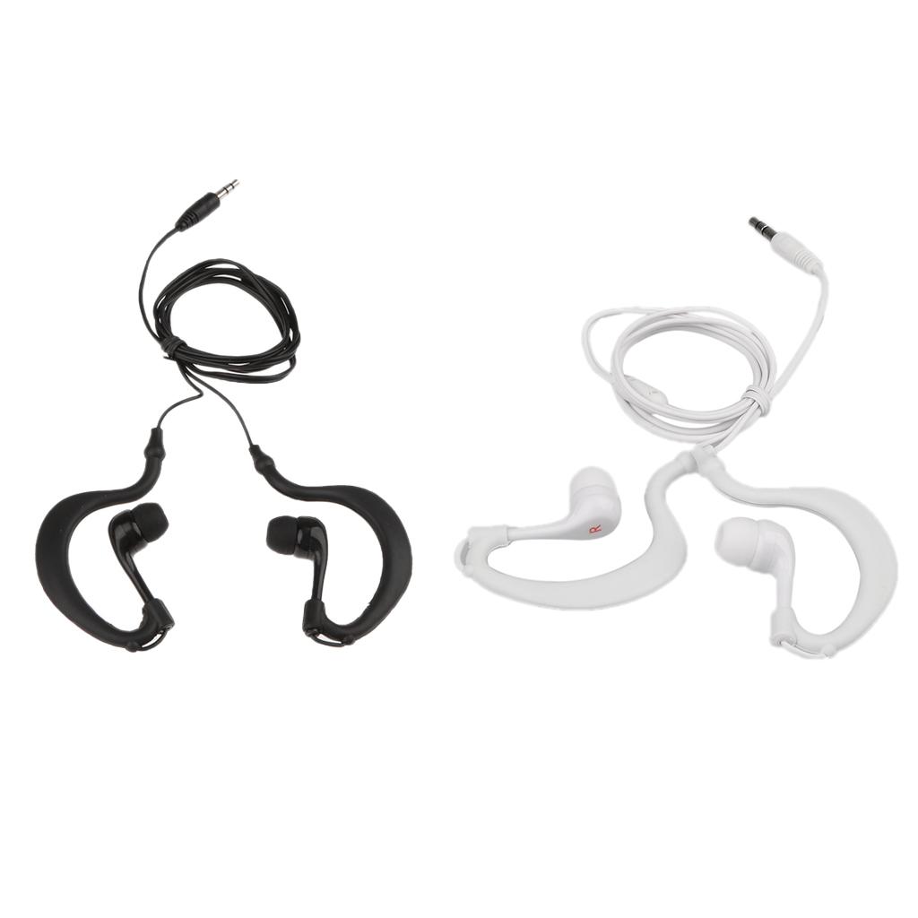 3.5mm Earhook Waterproof Sports/Running/Outdoors Headset Headphones in-ear Earphones Earbuds for iPhone Samsung iPod MP3 MP4, and other 3.5mm Jack Devices