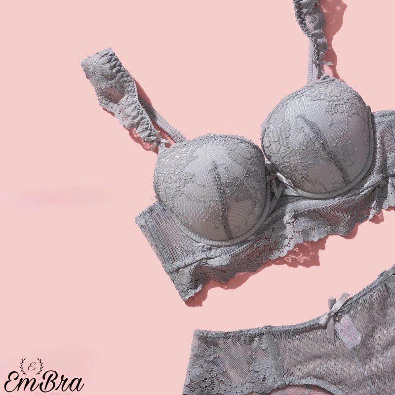 Set bộ áo lót Bra cánh tiên mút xoài siêu nâng đẩy cao cấp