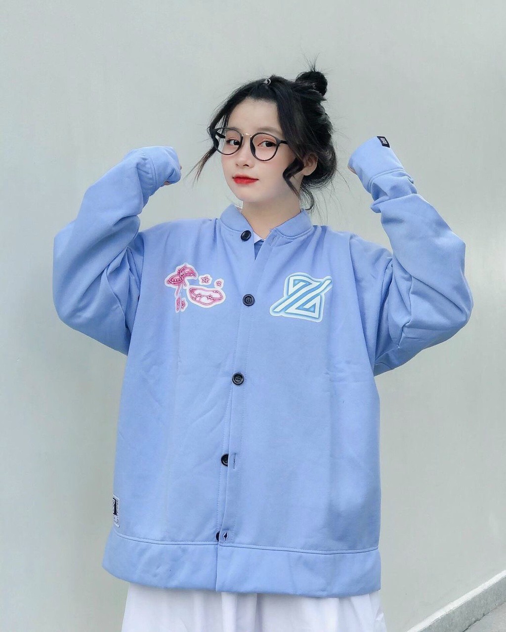 Áo khoác nỉ cardigan Awesome Ulzzang Hàn Quốc _ chất nỉ ngoại dày mịn ko phai ko nhão , form rộng Unisex Nam Nữ Couple đều mặc đẹp - Cadigan