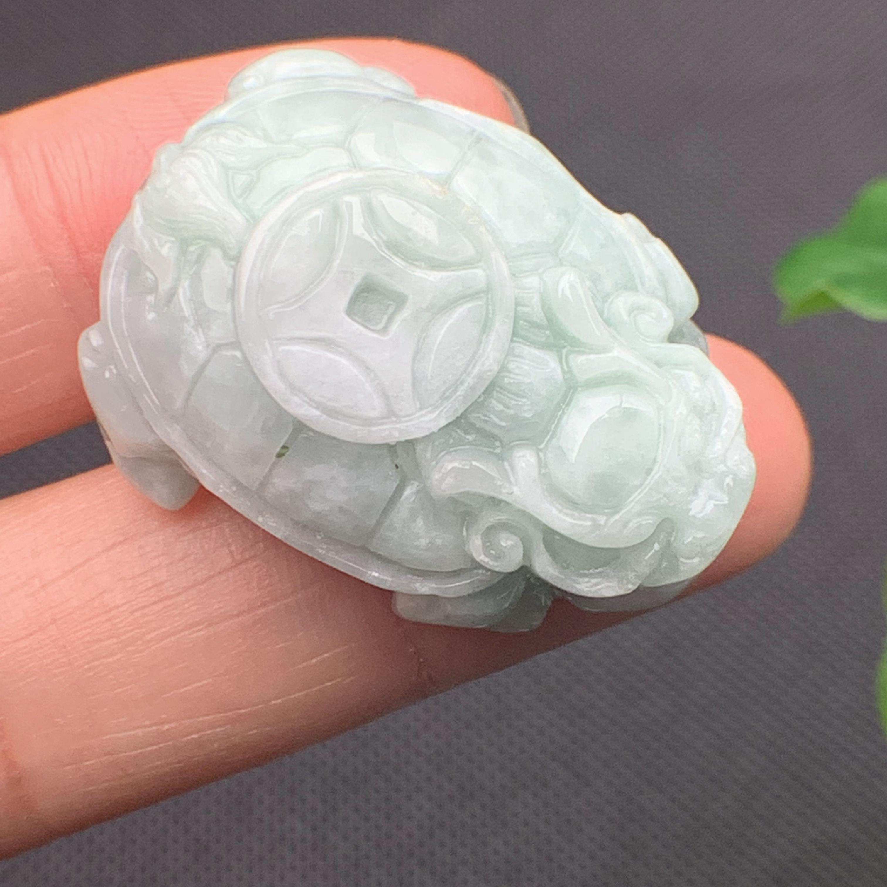 Bách thọ quy long ngọc phỉ thúy tự nhiên Jadeite A