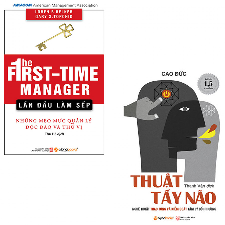 Combo Kĩ Năng Thúc Đẩy Nhân Viên : Thuật Tẩy Não + Lần Đầu Làm Sếp