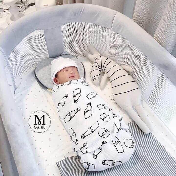 PVN17100 Khăn ADEN sợi tre khăn tắm bé, khăn choàng bé T2