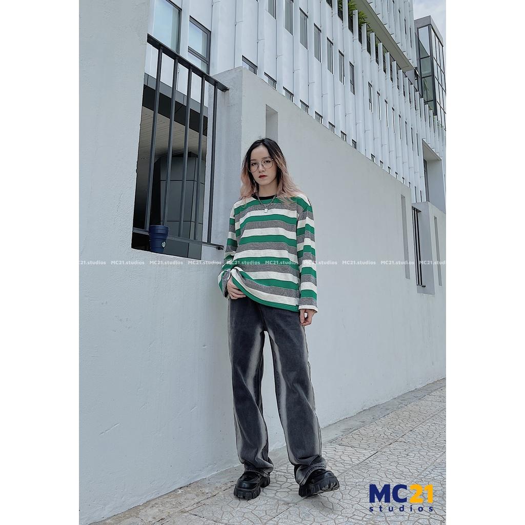 Áo nỉ kẻ ngang MINION CLOTHING freesize form vừa sweater Ulzzang Streetwear Hàn Quốc chất da cá cao cấp A3035