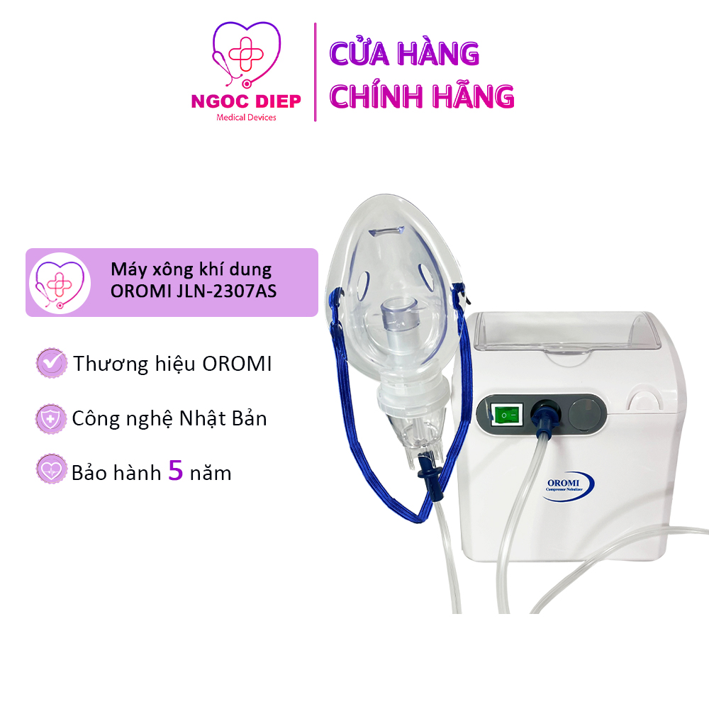 Máy xông khí dung OROMI JLN-2307AS - Xông mũi họng - Hàng chính hãng