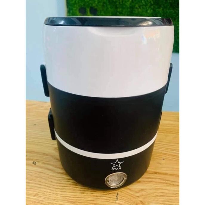 Cặp Lồng Cắm Điện 3 Tầng ruột inox Cao Cấp Giữ Nóng Thức Ăn Liên Tục