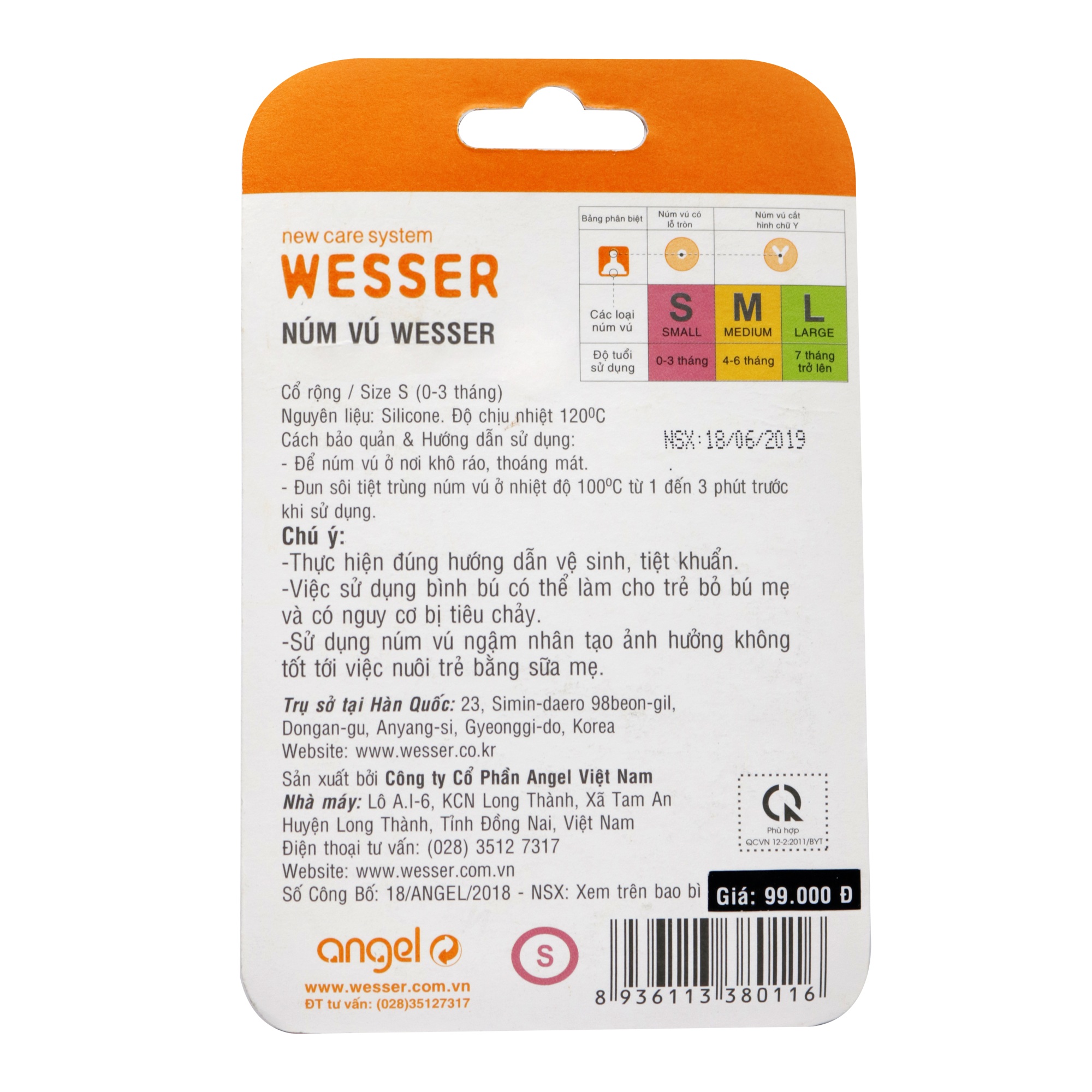 NÚM VÚ THAY THẾ BÌNH SỮA CỔ RỘNG WESSER