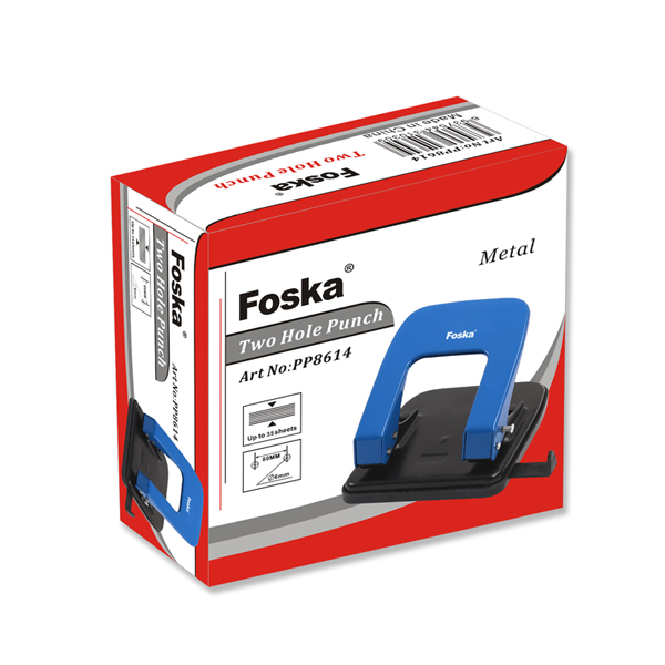 Đục 2 lỗ 35 tờ Foska PP8414 Mầu xanh