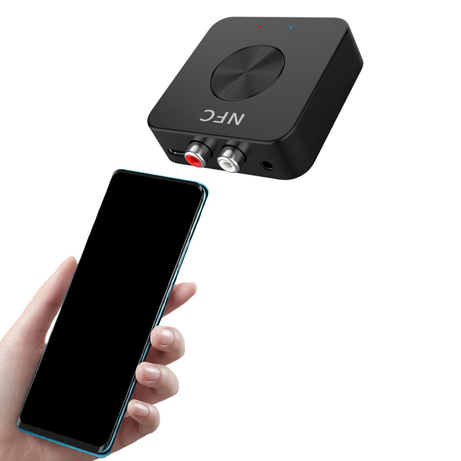 NFC Wireless Bluetooth Receiver HiFi AUX RCA Bluetooth 5.0 ,Audio Adapter ,Transmitter ,for Music ,Sound System ,Streaming, Home Stereo